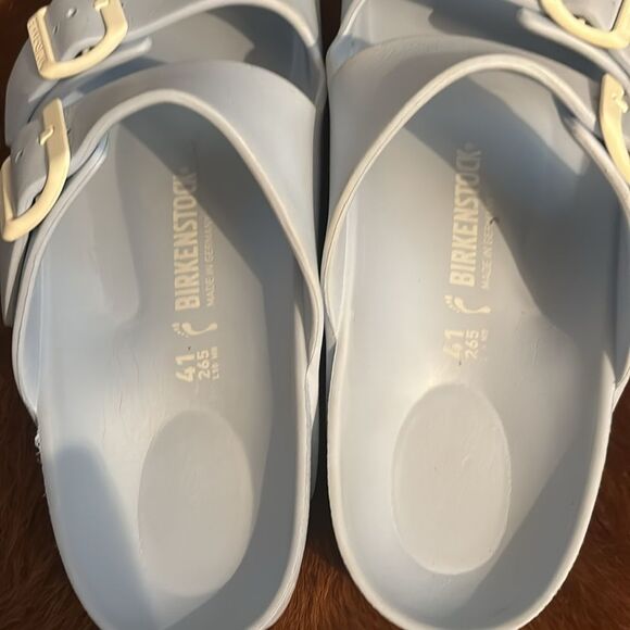 Birkenstock Arizona EVA Sandals in Ice Blue Size 41 - Picture 6 of 7